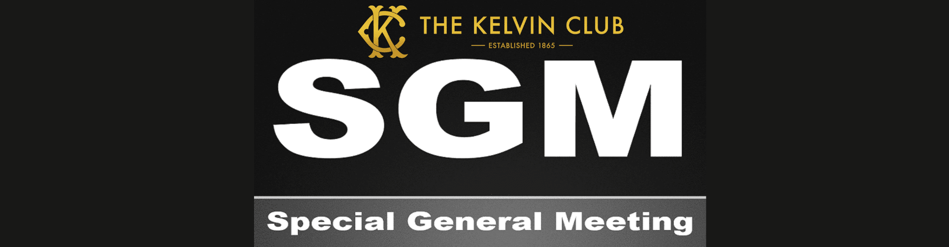 Kelvin Club Special General Meeting